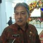 Kepala Bappeda Bangkalan Fahri usai hadiri pelaksanaan forum perangkat daerah di Gedung Merdeka Bangkalan