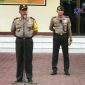 Kapolda Gorontalo (Brigjen Pol Drs. Rachmad Fudail MH) saat memimpin apel.