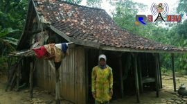Kondisi Mardiyeh saat ini, bertahan hidup disebuah gubuk tidak layak huni.