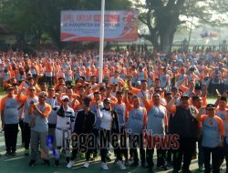 3825 Pengawas TPS Di Bangkalan Ikuti Apel Siaga Hari Tenang