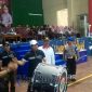 Bupati Bangkalan Ra Latif ditemani ketua umum PDBI Kompol Hendy Kurniawan saat membuka pelaksanaan lomba Kajurkab dqn Kapolres Cup di Gor Saka Bangkalan