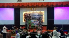 Saat berlangsungnya pagelaran lomba cerita tingkat SD dan MI.
