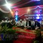 Kapolres Bangkalan (AKBP. Boby Pa'ludin Tambunan) saat menyampaikan sambutannya dalam giat istighosan dan do'a bersama dalam rangka mewujudkan pemilu 2019 yang aman, damai dan kondusif.