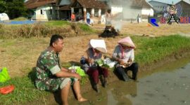 Keakraban, Kebersamaan dan kemanunggalan TNI terlihat dalam pendampingan upaya khusus TNI dalam swasembada pangan.