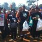 CPA SMAN 2 Cimahi Jayawijaya Pungut Sampah di Brigift bersama Wakil Wali Kota Cimahi Ngatiyana.