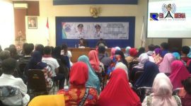 Suasana saat berlangsungnya kegiatan evaluasi pelaksanaan pekerjaan pebaikan Rumah Tidak Layak Huni (Rutilahu) APBD kota Cimahi tahun anggaran 2019.