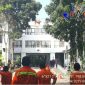 Situasi saat berlangsungnya simulasi penanganan terjadinya bencana di perkantoran.