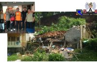 Tim Badan Penanggulangan Bencana Daerah (BPBD) Kota Cimahi, dan lokasi terjadinya longsor di Jl. Gombong Ciawitali I Rt 04 Rw 19 Kelurahan Citereup, Kecamatan Cimahi Utara.