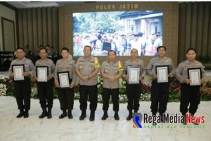 Sigap Tangani Permasalahan Saat Pemilu, 6 Personel Polres Sampang Mendapat Penghargaan