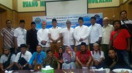 Pose bersama Bupati Bangkalan usai buka bersama di pendopo agung Bangkalan