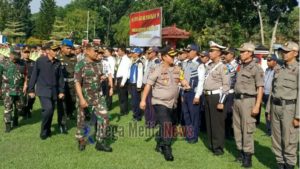 Gelar Pasukan, Polres Bangkalan Menjamin Keamanan Dan Kelancaran Lalulintas Mudik Lebaran