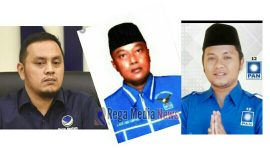 Peraih suara terbanyak DPR RI dikabupaten Sampang, dari kiri Willy Aditya, H.Nor Hadi Sumitro, dan Slamet Aryadi