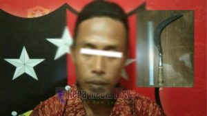 Selipkan Sajam, Pria Asal Modung Bangkalan Ini Ditangkap Polisi