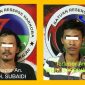 Kedua tersangka saat diamankan di ruang Satresnarkoba Polres Bangkalan.