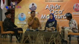 Suasana saat berlangsungnya acara Wicara Bahasa Madura 