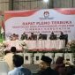 Proses rapat pleno terbuka rekapitulasi hasil penghitungan perolehan suara tingkat kabupaten di Gor Tennis Indoor Sampang.