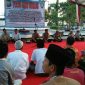 Suasana saat sebelum dimulainya acara buka bersama, tampak Kapolres Sampang AKBP Budhi Wardiman didampingi para Kasat dan Kabag.