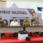 Suasana saat berlangsungnya acara seminar nasional Kelompok Cipayung Plus Jatim.
