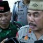 Kapolda Gorontalo (Brigjend Pol Drs. Rachmad Fudail, MH) saat diwawancara awak media.
