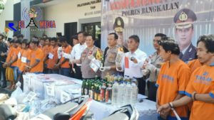 Polres Bangkalan Ungkap 44 Kasus Dalam Dua Pekan