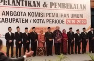 Lantik 180 Komisioner Terpilih Di Jatim, Ini Harapan Ketua KPU RI