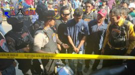 Kapolres Lumajang (AKBP M. Arsal Sahban) pimpin langsung olah TKP kasus hilangnya sepeda motor yang kembali kepemiliknya.