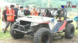 Bupati Gorontalo (Nelson Pomalingo) saat berada dilokasi Offroad.