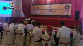 Suasana saat berlangsungnya kegiatan sosialisasi Dinas Perpustakaan dan Arsip Kabupaten Blitar.