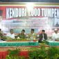 Suasana saat berlangsungnya acara kenduri 1000 tumpeng dalam haul Bung Karno ke 49.