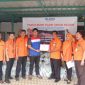 BUMD melalui PT. Pertamina serahkan bantuan secara simbolis kepada perwakilan korban bencana banjir konawe.