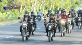 Kapolres Lumajang (AKBP M. Arsal Sahban) pimpin langsung Tim Cobra patroli di sepanjang Jalur Lintas Timur.