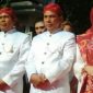 Saat penyambutan Walikota Cimahi (Ajay M Priyatna) dan Wakil Walikota Cimahi (Ngatiyana) di acara Hari Jadi Kota Cimahi Ke-18.