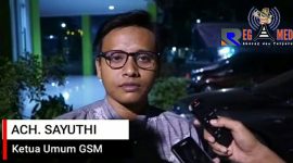 Ketua Umum Gerakan Santri Madura (Ach. Sayuthi).