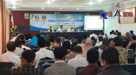 Saat berlangsungnya kegiatan penjelasan teknis pelaksanaan Dana Alokasi Khusus (DAK) tahun anggaran 2019.
