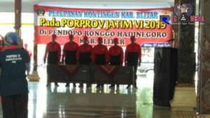 Bupati Blitar Lepas Kontingen Menuju Porprov Jatim VI 2019