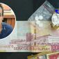 Pelaku (HS) dan barang buktinya saat diamankan di Mapolres Blitar.