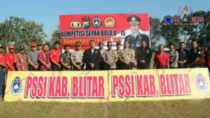 Kapolres Blitar Resmi Buka Turnamen Sepak Bola Bhayangkara Cup III 2019