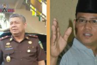 Kajati Gorontalo (DR. Firdaus Dewilmar, SH. M.Hum) dan Fanly Katili, S.Pd - (LSM Insan Reformasi).