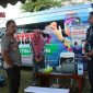 Kapolres Blitar (AKBP Anisullah M Ridha) saat meninjau salah satu mobil pelayanan keliling.