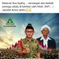 Akun Ra Goponk saat menulis ucapan selamat.