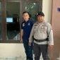 Kapolsek Limboto Barat - Ipda Iwan M.F Kapojos, STrk beserta Personil saat mengecek kerusakan di Kampus 2 IAIN.