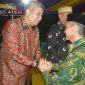 Bupati Gorontalo (Nelson Pomalingo) saat menghadiri acara pisah sambut Kajati Gorontalo.