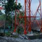 Lokasi pembangunan dugaan tower ilegal.