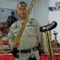 Asmungi, warga Blitar yang juga penggemar keris pusaka.