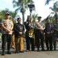Forkopimda Blitar pose bersama saat kirab panji-panji hurup hambangun projo.