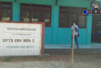 Suasana berlangsungnya kegiatan belajar mengajar di SDN Nepa 2, Banyuates, Sampang.