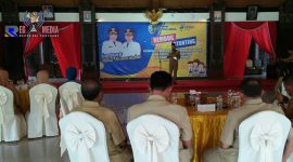 Wakil Bupati Sampang (H. Abdullah Hidayat) saat menyampaikan sambutannya dalam kegiatan 'Rembuk Stunting' di pendopo agung Bupati Sampang.