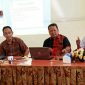 Suasana saat berlangsungnya acara kopi pagi FISIB UTM.