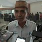 Kasubbag Tata Usaha BWS II Gorontalo - Arsin H Mokoagow, SE saat di Wawancarai awak Media pada RDP di Kantor DPRD Bonbol.
