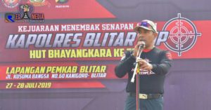 Kapolres Blitar: Saat Menembak Butuh Ketenangan dan Tidak Sembarangan